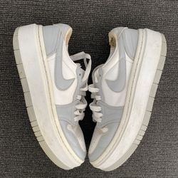 Nike Jordan 1 Elevate Low Wolf Grey Womens Size 6.5