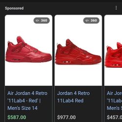 Jordan 4 Lab 11 Years Old 9/10 Condition And They Are Rare And Worth A lot Of Money 