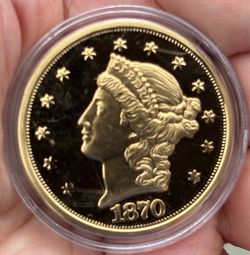 $20 1870. Coin USA.  Copy