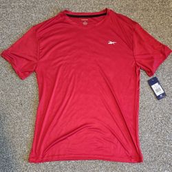 Reebok Size (L) Activewear Men's Tshirt Red BRAND NEW 