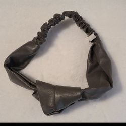 New Faux Leather Knot Headband