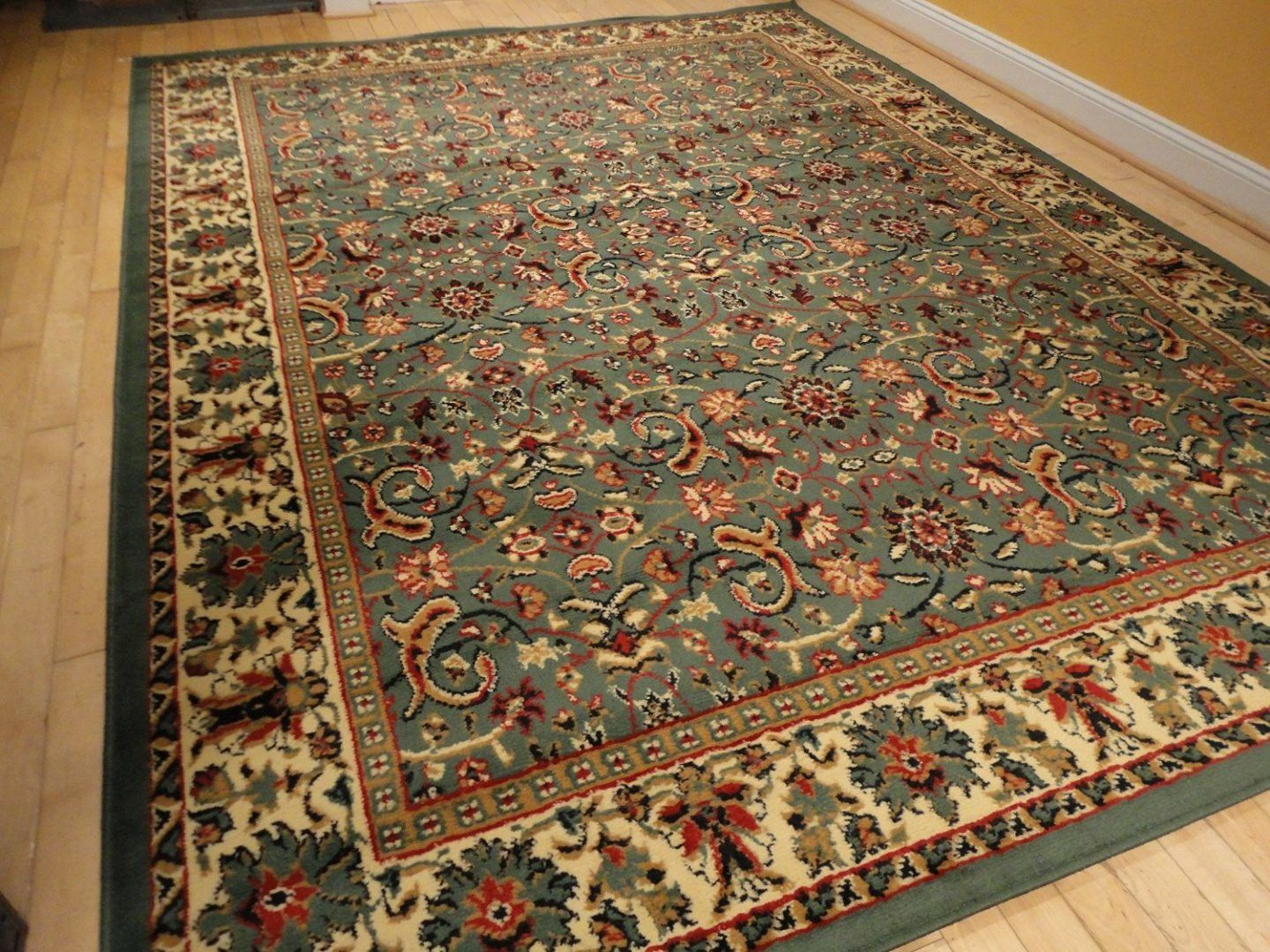 New Green Area Rugs Traditional 8x11