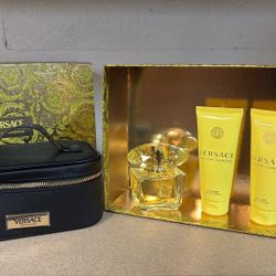 Versace Yellow Diamond Gift Set With Small Beauty Case