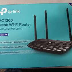 tp Link AC1200 Mesh Wifi Router 