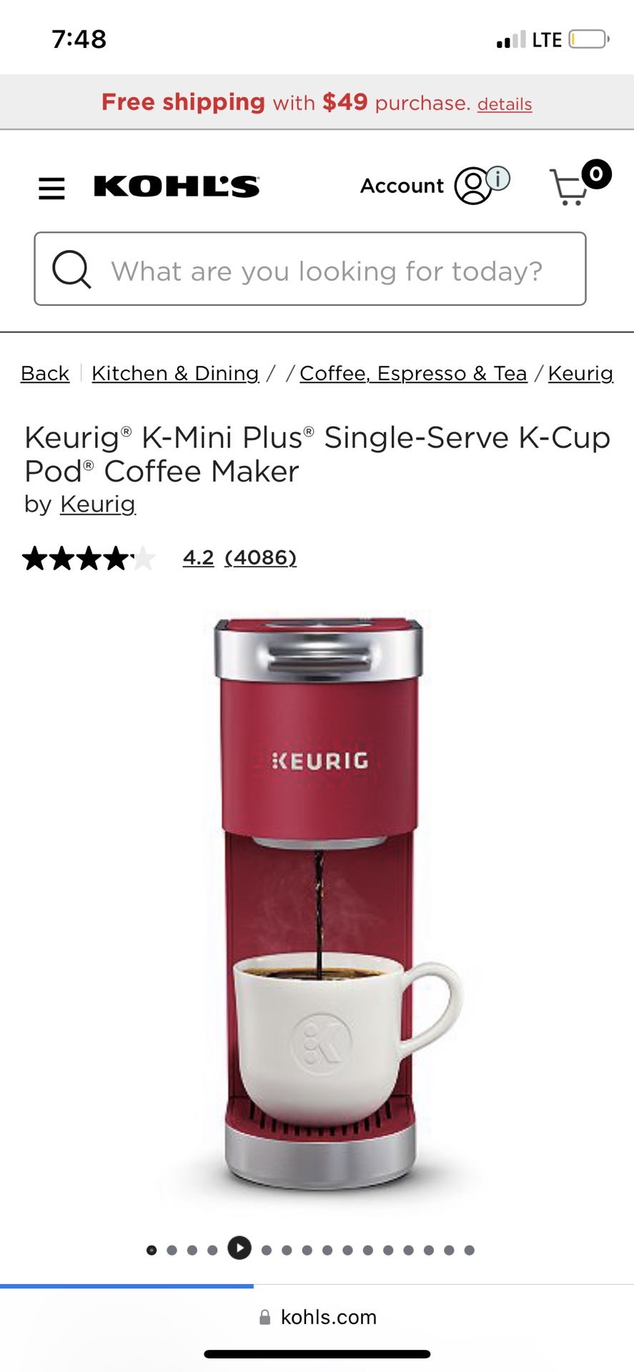 Keurig, Dining