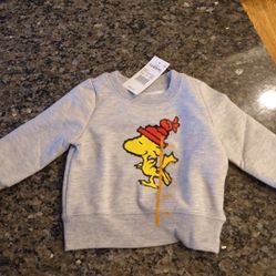 Woodstock: sweater (6-9 months)
Peanuts. Charlie brown. Great Christmas sweater. Brand New. Snoopy. Great for Christmas and winter. Baby