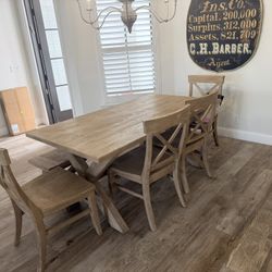 Pottery Barn Table And Chairs 