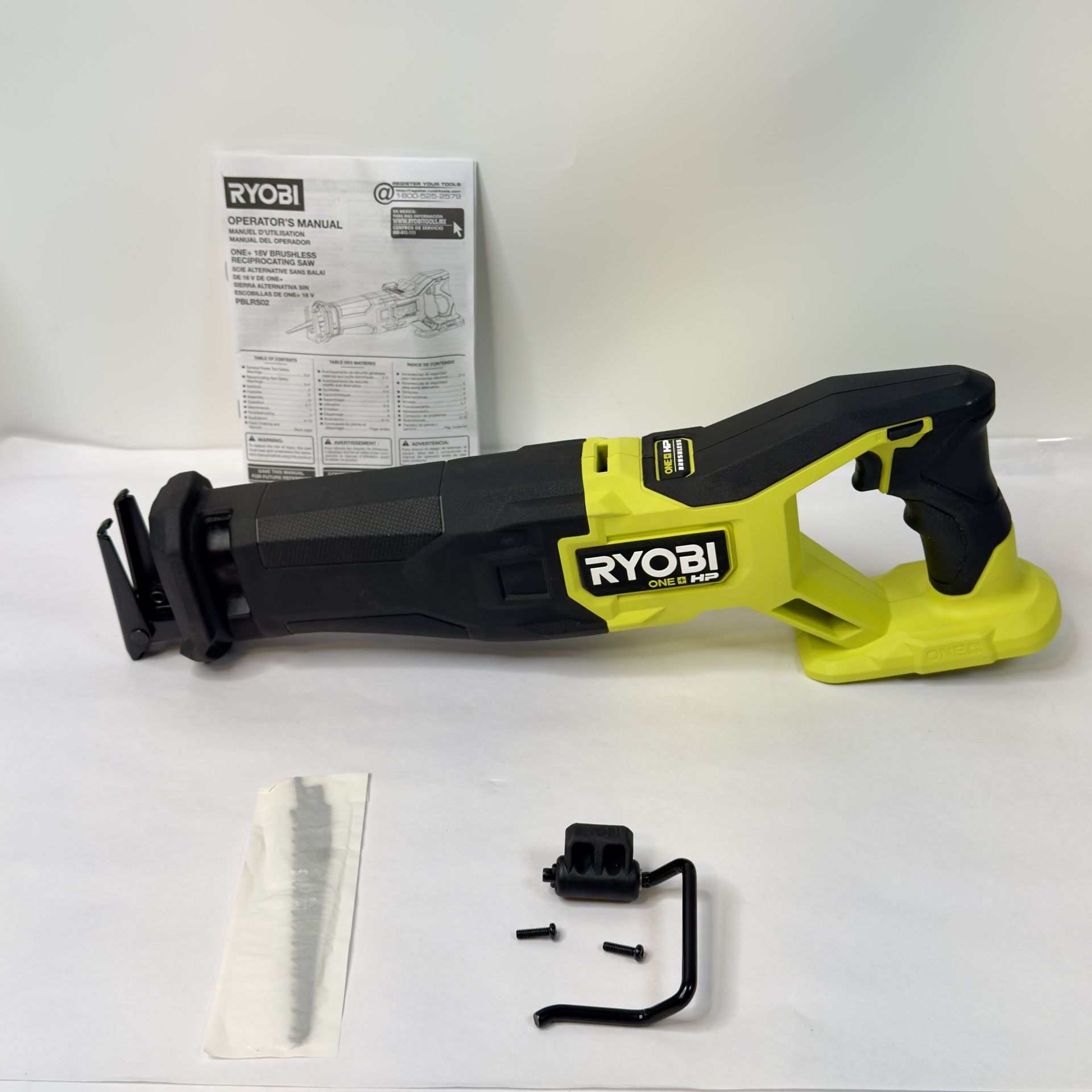 RYOBIONE+ HP 18V BrushlessCordless Reciprocating Saw (Tool Only)