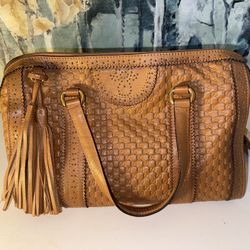 Leather Orange Gucci Monogram Purse