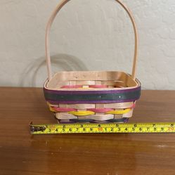 Longaberger Small Easter Basket Signed 1998