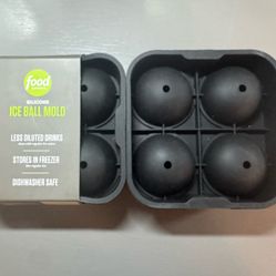 Set Of 2 Ice Ball Mold Trays 