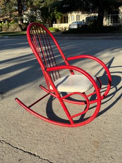 Vintage mid century/post modern rocking chair