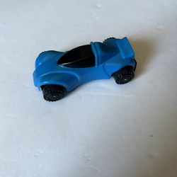Small Green Plastic Toy Race Car, Undated, Unbranded (012-6)