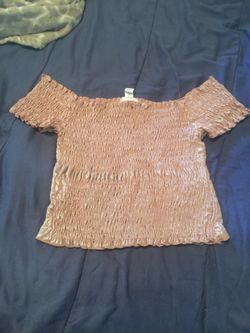 Pink off the shoulder top