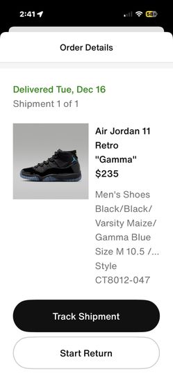 Jordan 11 Gamma