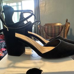 Black Suede Heels - AlDO