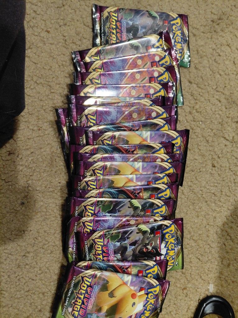 25 Vivid Voltage Pokemon Tcg Booster Packs New Sealed