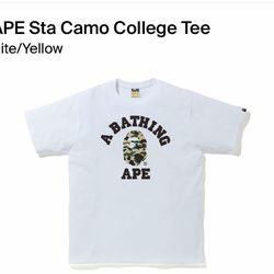 BAPE Sta Camo College Tee