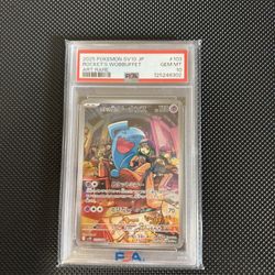 Pokemon Team Rocket's Wobbuffet #103/098 PSA 10