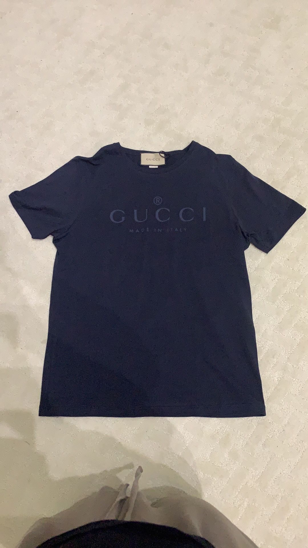 Brand New Black Gucci  Short Sleeve Shirt Size large With Tags
