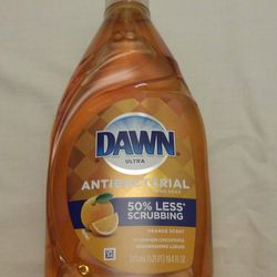 P&G Dawn Ultra Antibacterial Dishwashing Liquid Dish Soap, Orange Scent 19.4 oz

