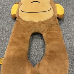 Go Kids Travel Snug & Hug Monkey Neck Pillow 14"