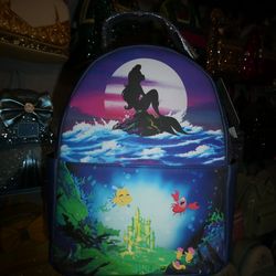 The Little Mermaid scene mini backpack