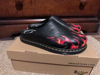 DR MARTENS “SAN MULE FLAME” SIZE 10