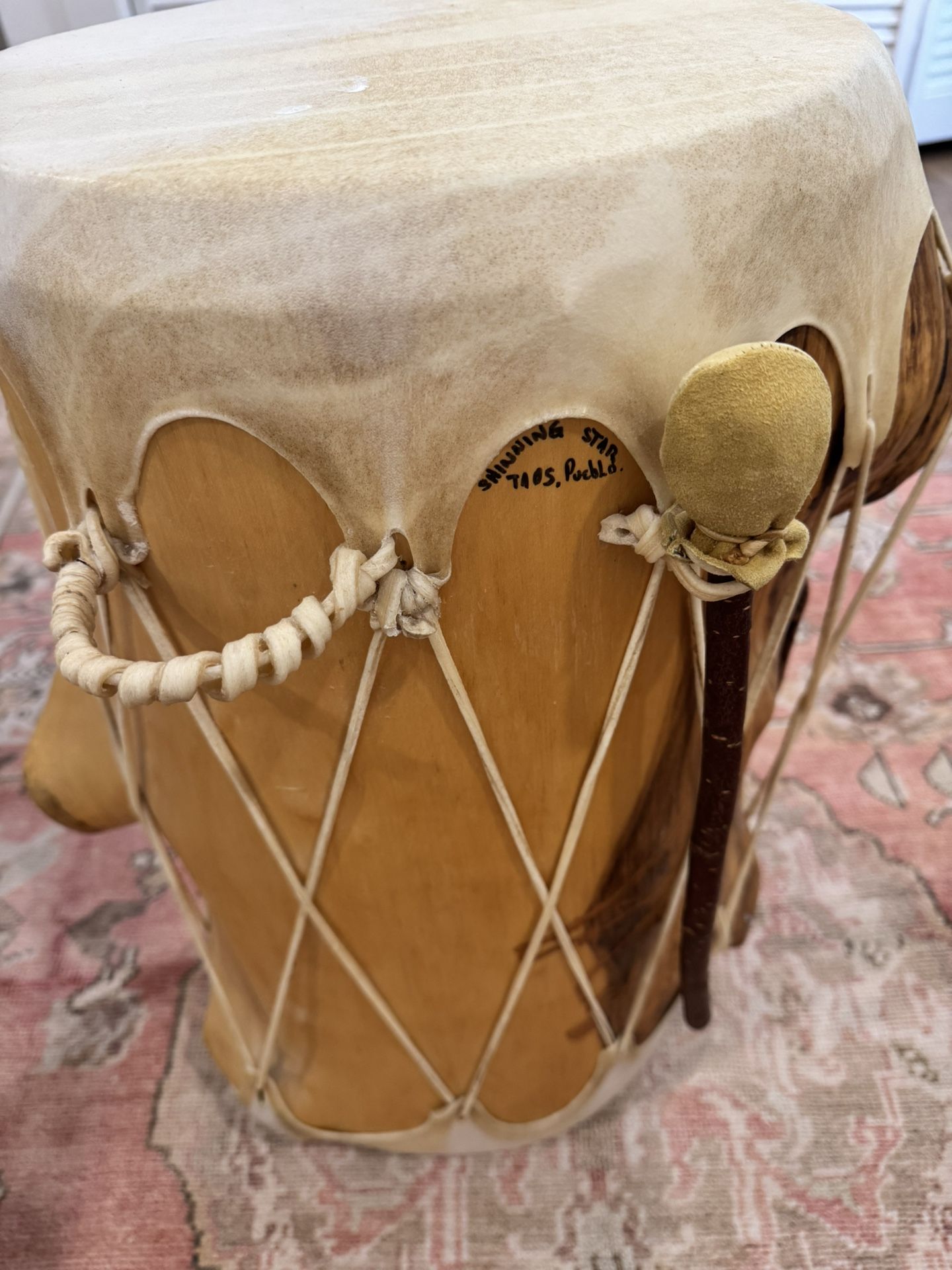 Shinning Star Taos Pueblo Drum