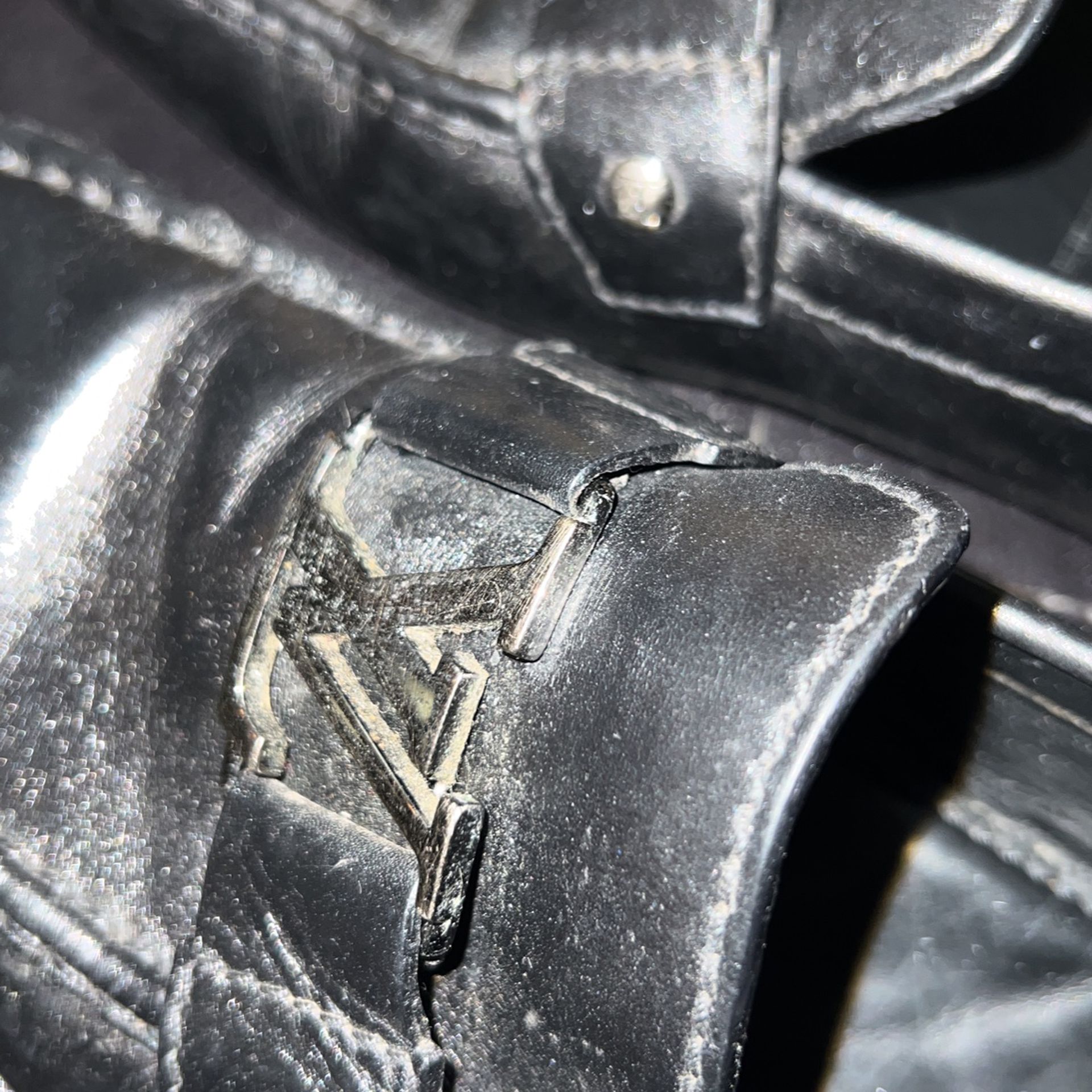 Louis Vuitton Grey Leather Monte Carlo Loafers Size 44 Louis Vuitton