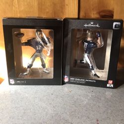 Brady And Gronk Hallmark Christmas Ornaments