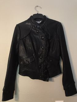 Guess Genuine Leather Jacket (Size Small)