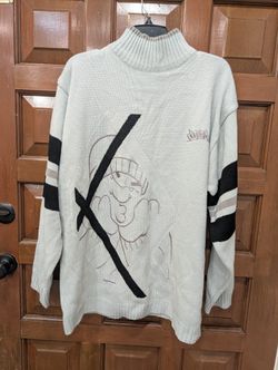 South Pole Vintage Sweater Light Blue Men's Size Large