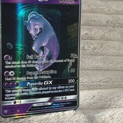 Mewtwo Gx Holo 78/73 Shining Legends 