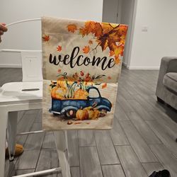 Fall Outdoor Decorations Flag