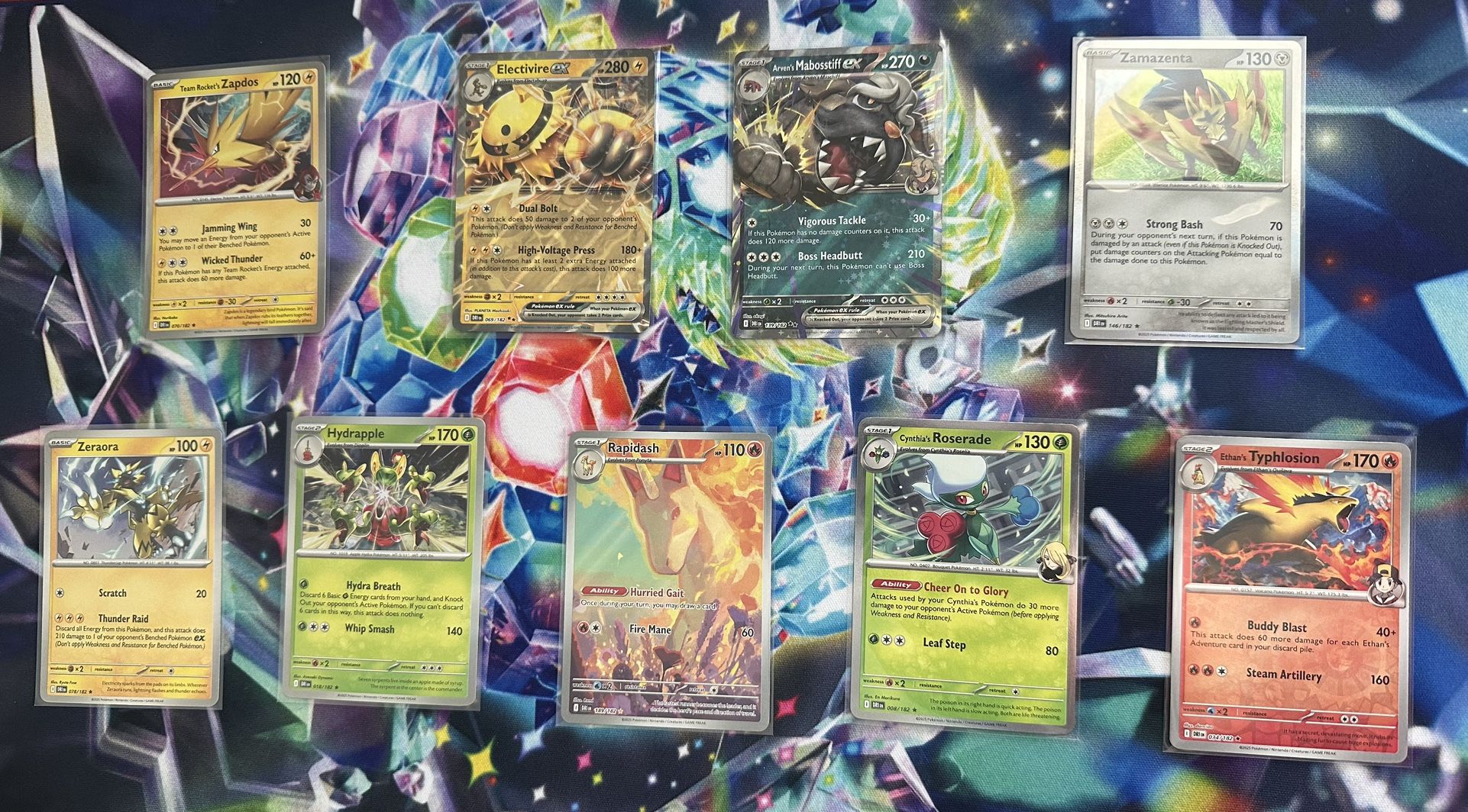100+ Pokemon Destined Rivals Cards Deck 