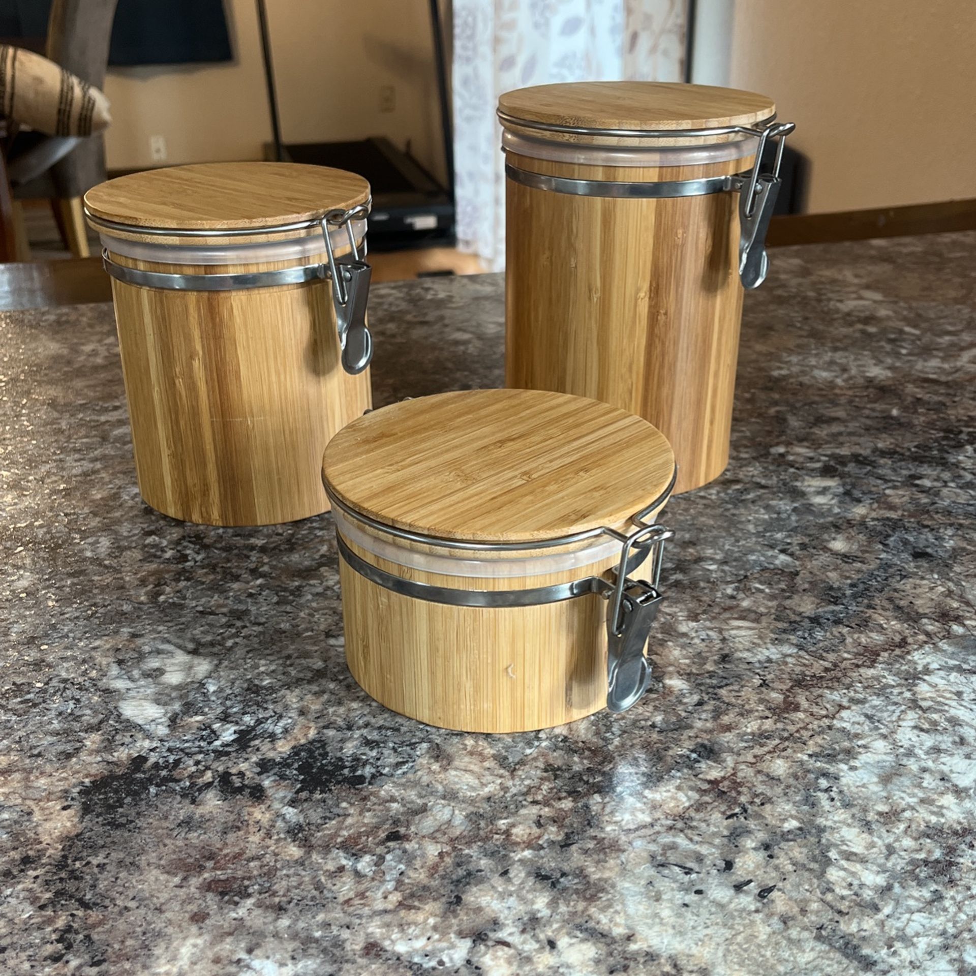 Three Latching Containers 