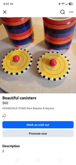 Beautiful canisters