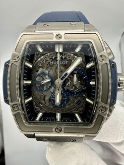 Hublot Spirit of Big Bang Blue Men's Watch  45MM  Rare!- 601.NX.7170.RX Full Set