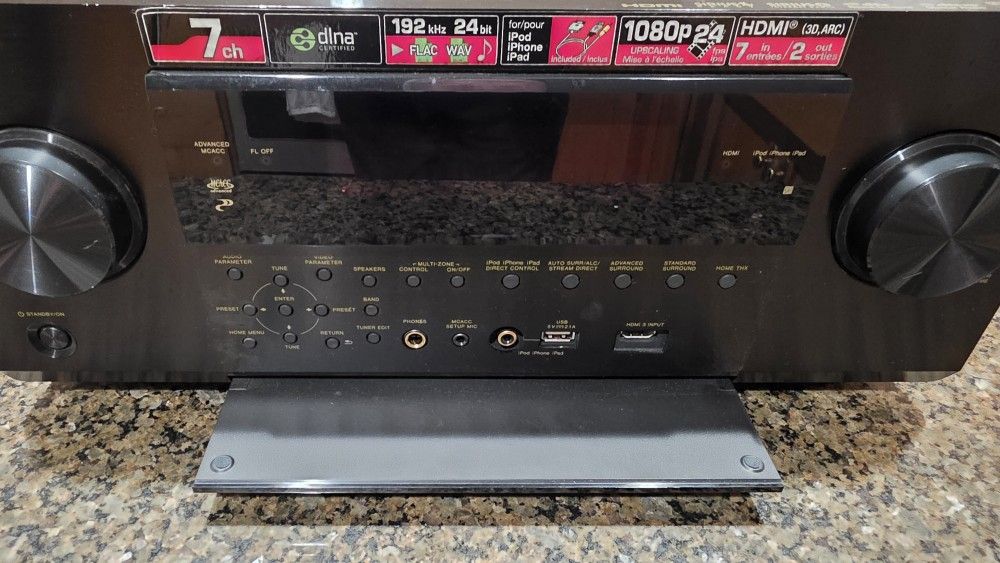 Pioneer Elite VSX-51 Home Theater HDMI 7.1 Ch. Receiver w/Power Cord And Remote