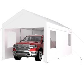 10’x20’ White Heavy Duty Carport Canopy Tent
