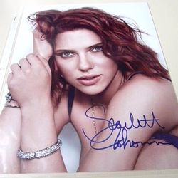 Autographs Scarlett Johansson Autograph W/COA  