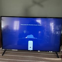 LG TV 49” 4K Smart tv