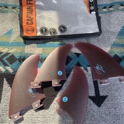Captain Surfboard FCS Quad Fins 
