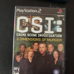 PS2 CSI Game