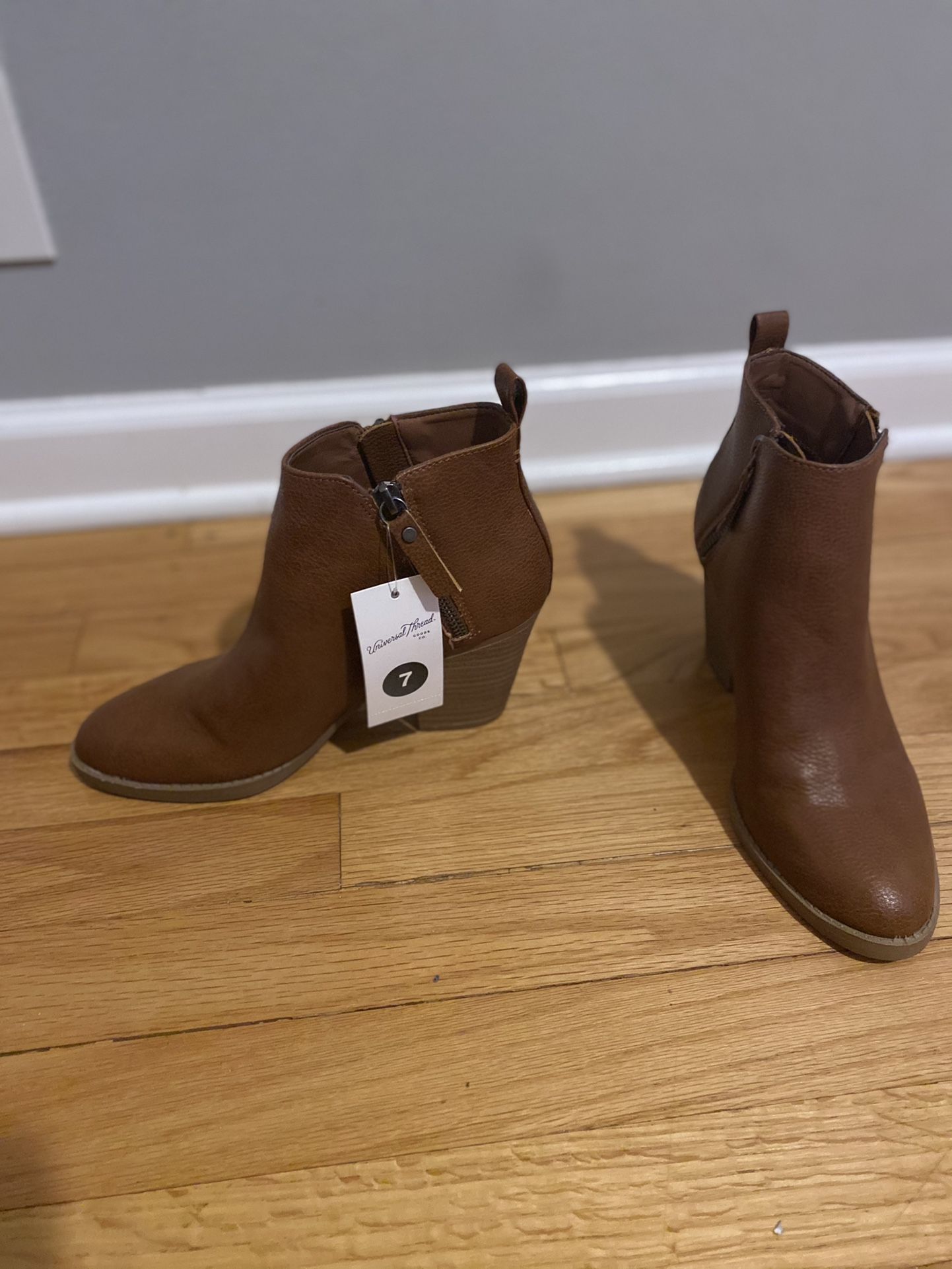 Tan/Brown Booties - Target/Universal Threads - Brand New