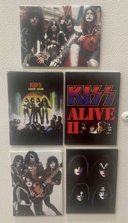 5 KISS Refrigerator Magnets Ace Frehley R.I.P.