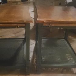 Beautiful Refurbished Pair End Tables