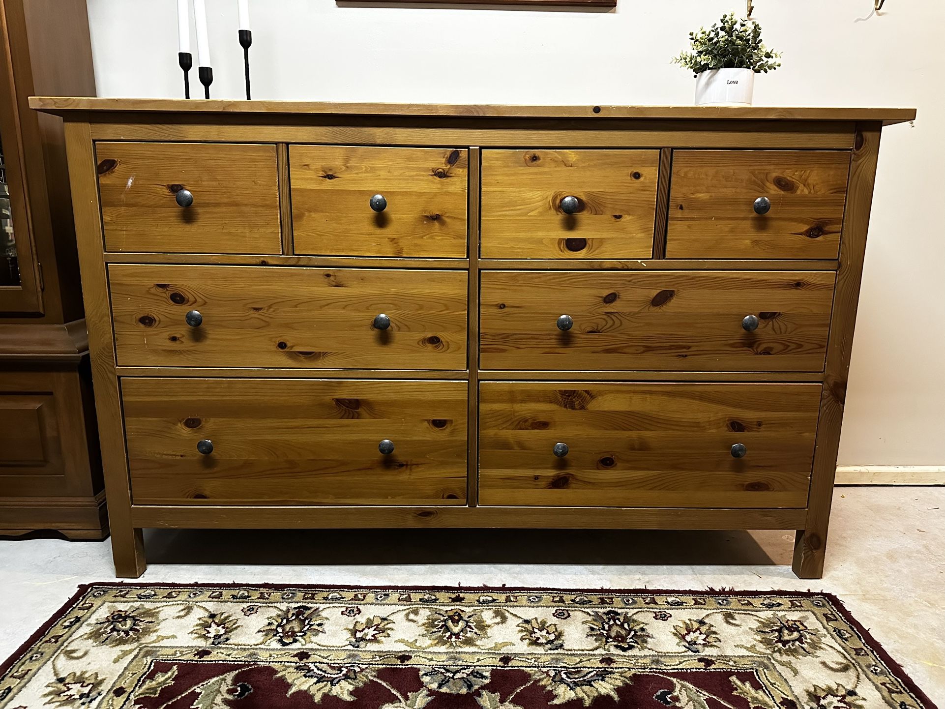 IKEA Hemnes Eight Drawer Dresser