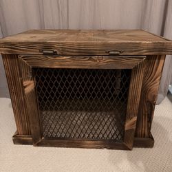 Dog Crate, Kennel, Side Table 
